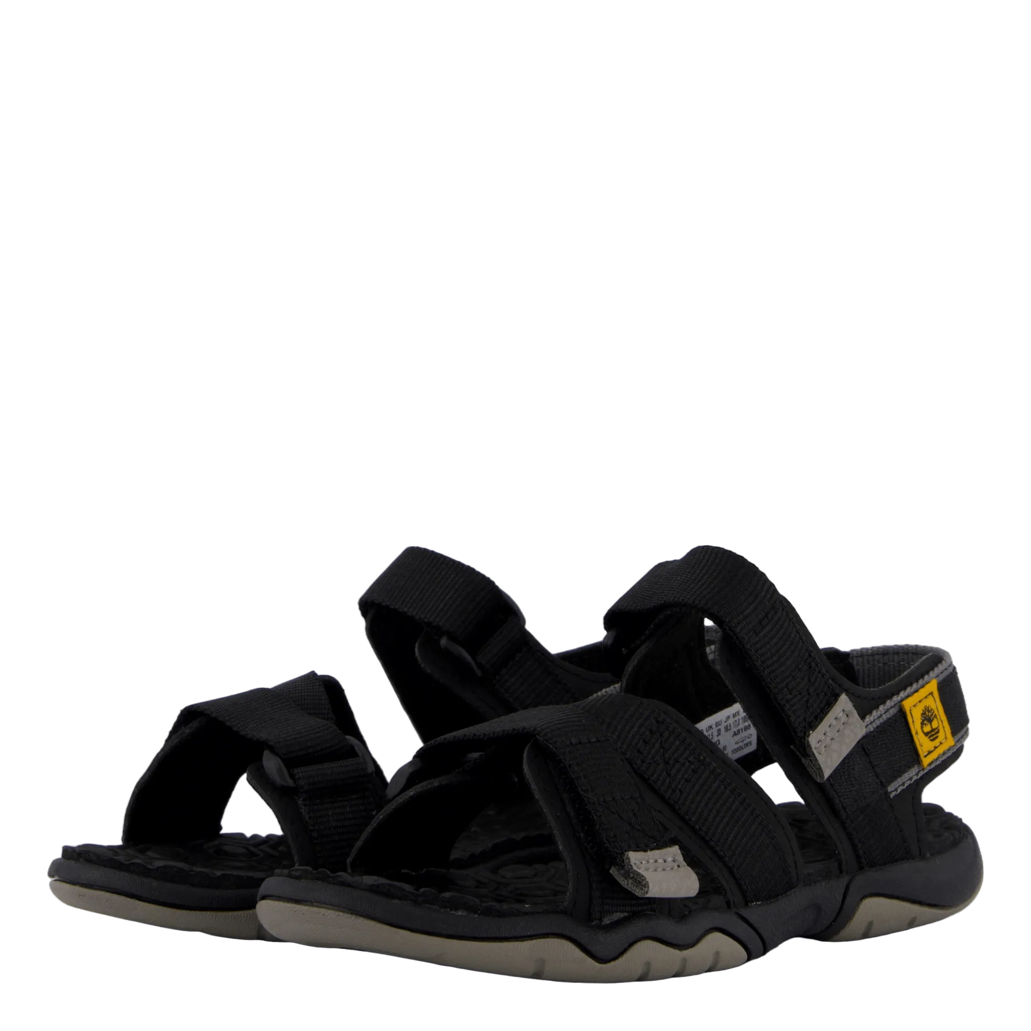 2 Strap Sandal Jet Black