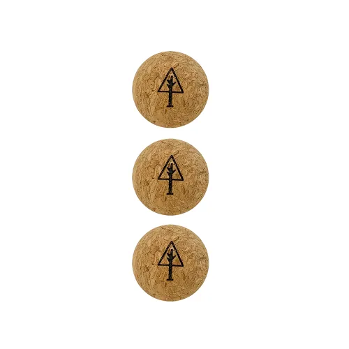 3-pack Micro Cork Massage Balls by Rawlogy