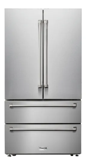 3602 22.5cf French Door Refrigerator in Stainless Steel