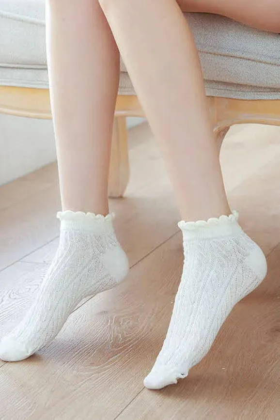 Accity Women's Cable Knit Socks