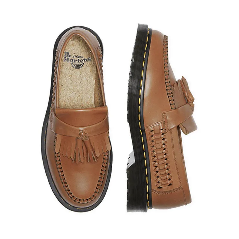 Adrian Woven Unisex Loafers- British Tan