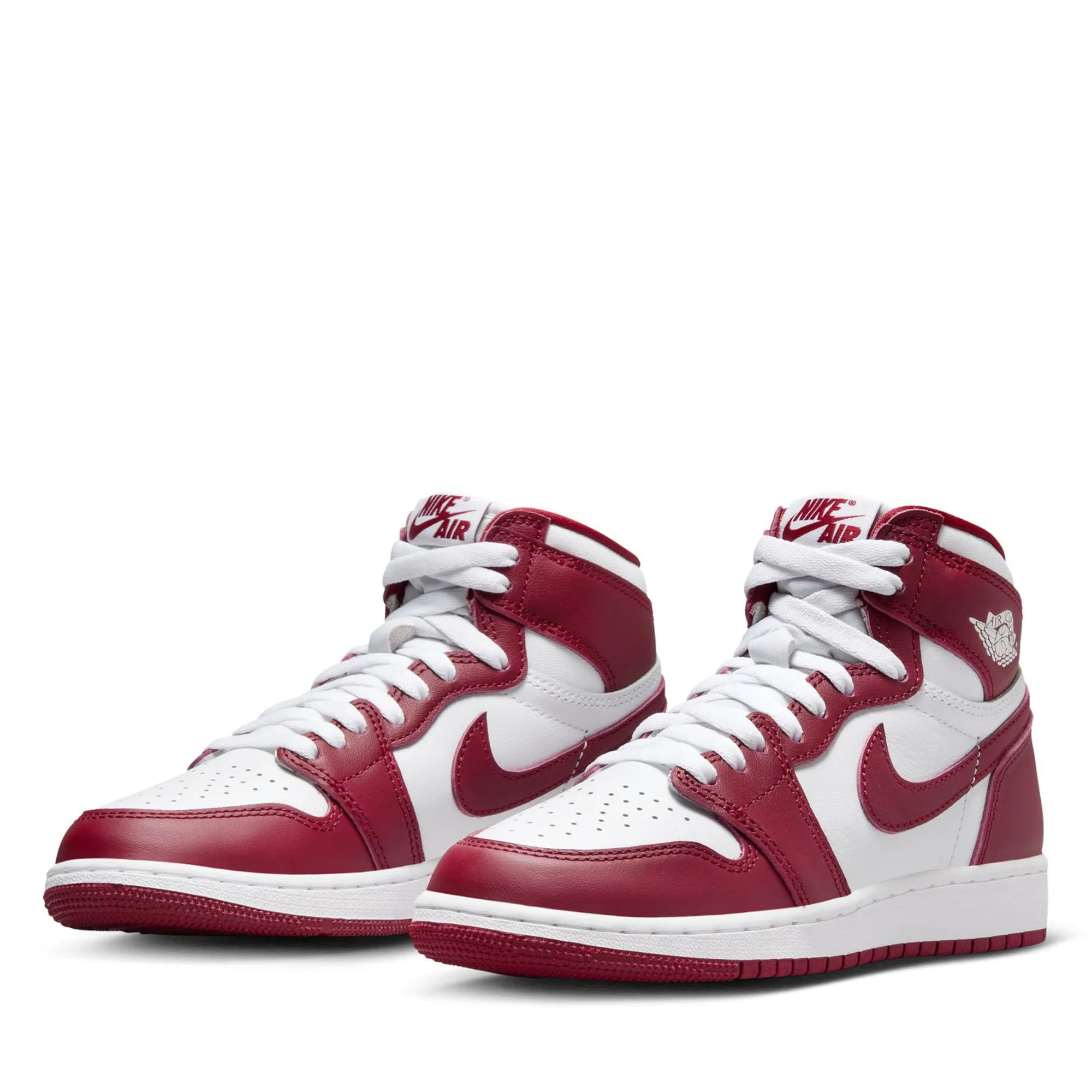 Air Jordan 1 Retro High OG 'Artisanal Red' (GS) - White/Team Red