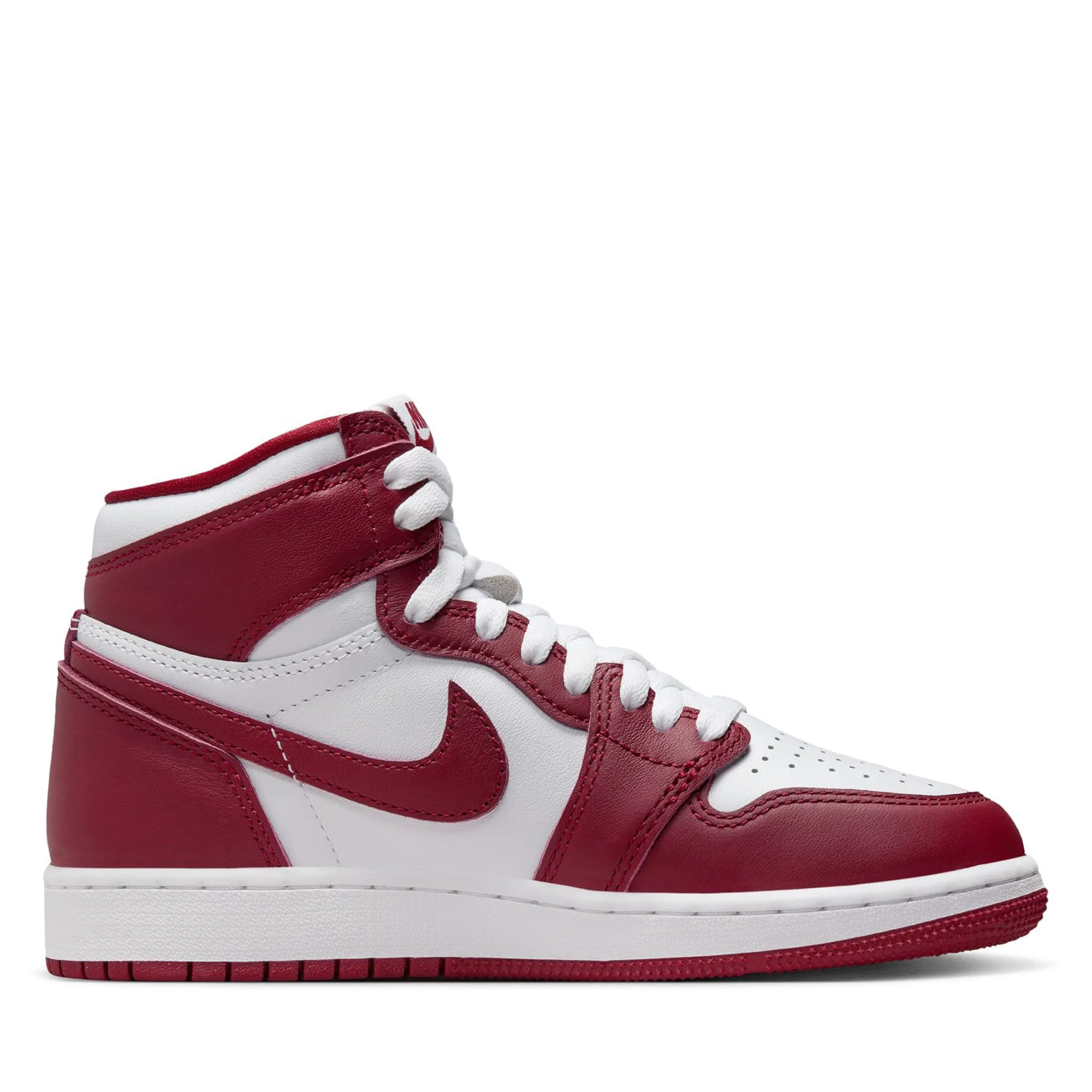 Air Jordan 1 Retro High OG 'Artisanal Red' (GS) - White/Team Red