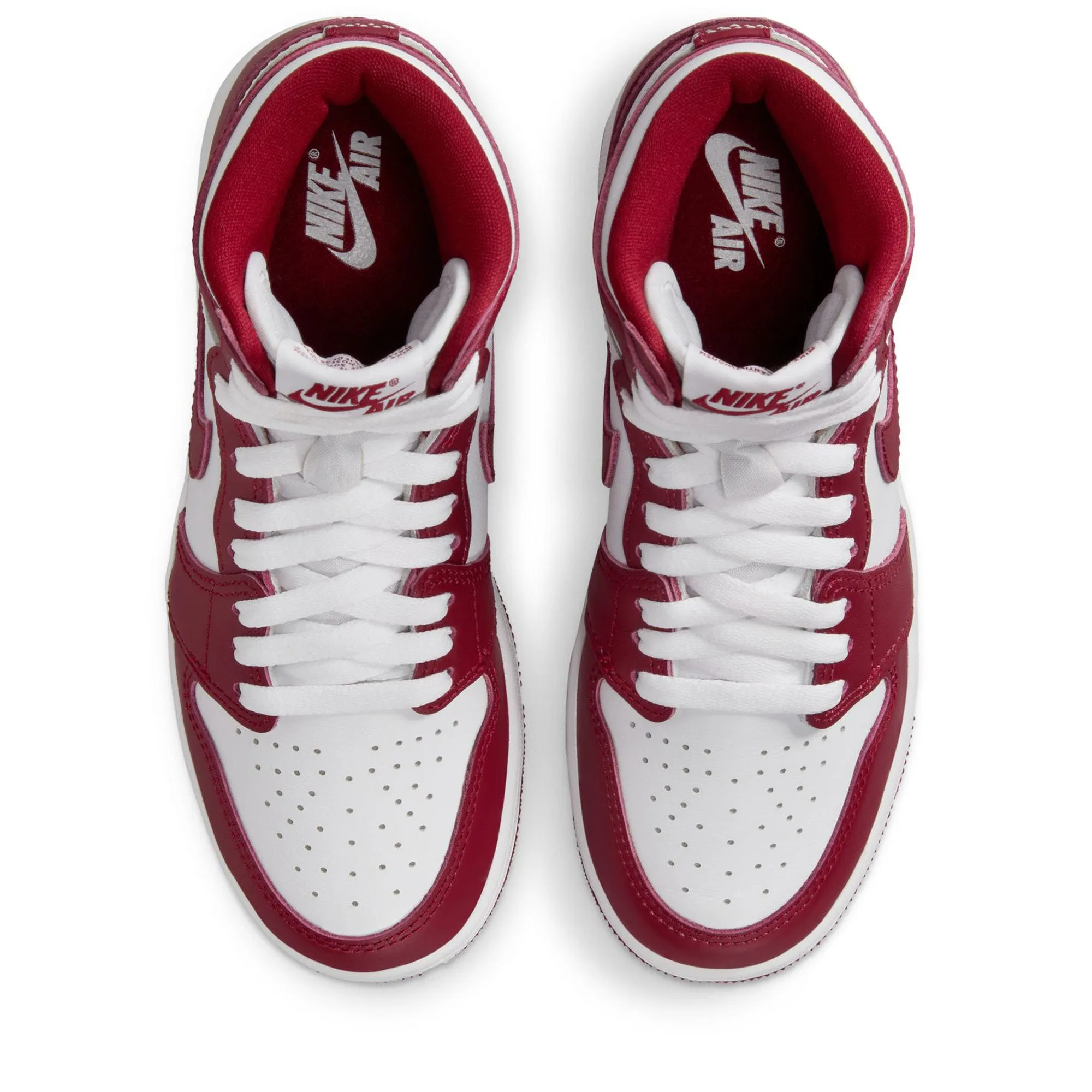 Air Jordan 1 Retro High OG 'Artisanal Red' (GS) - White/Team Red