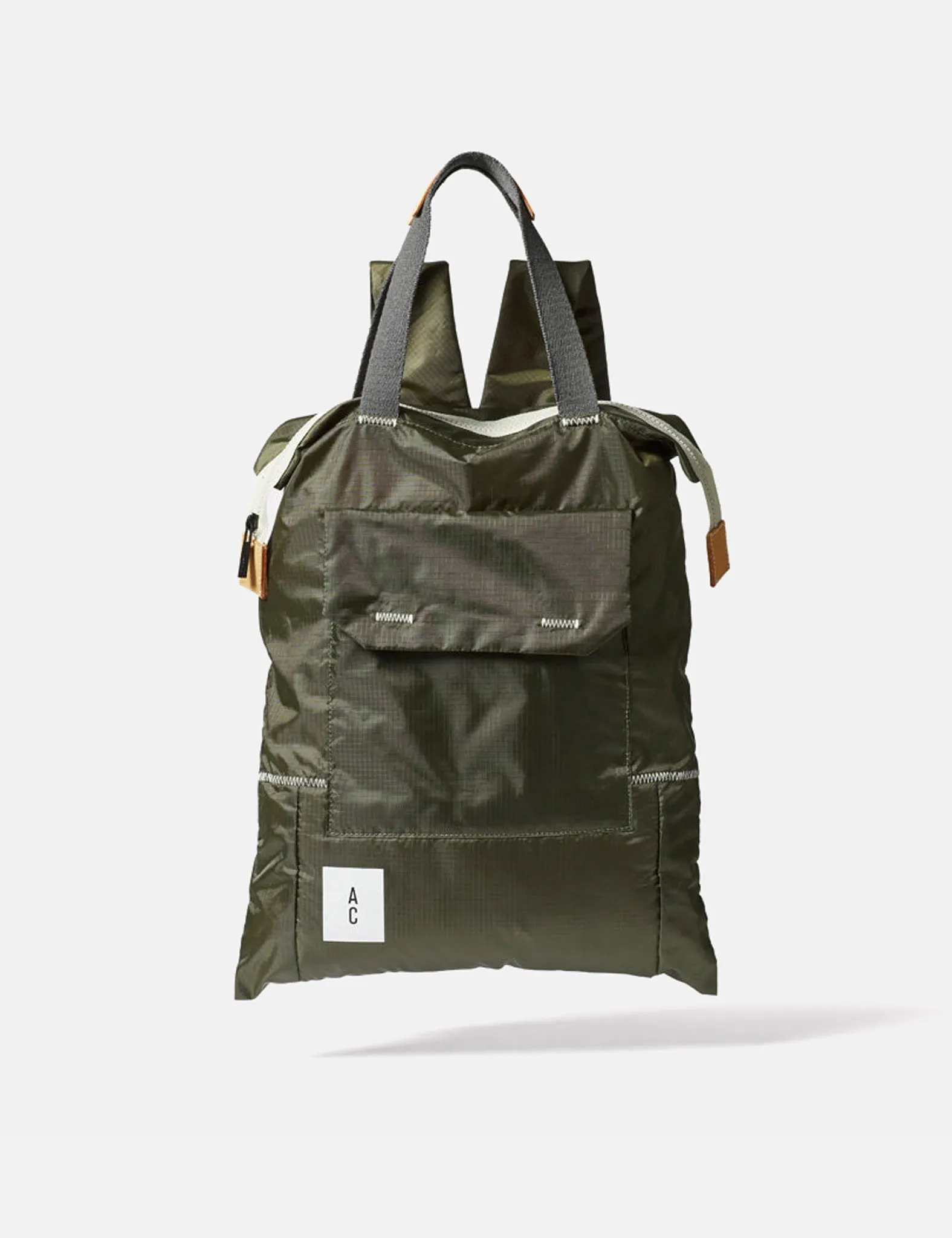 Ally Capellino Harry Padded Backpack - Khaki Brown