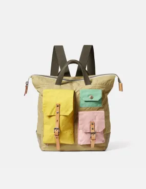 Ally Capellino Max Surreal Pockets Rucksack - Pistachio Green