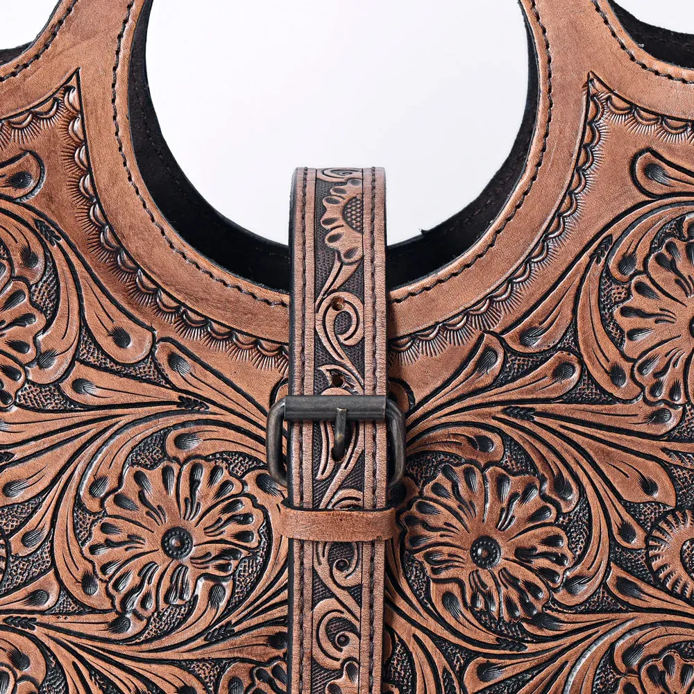 American Darling Square Tooled Purse