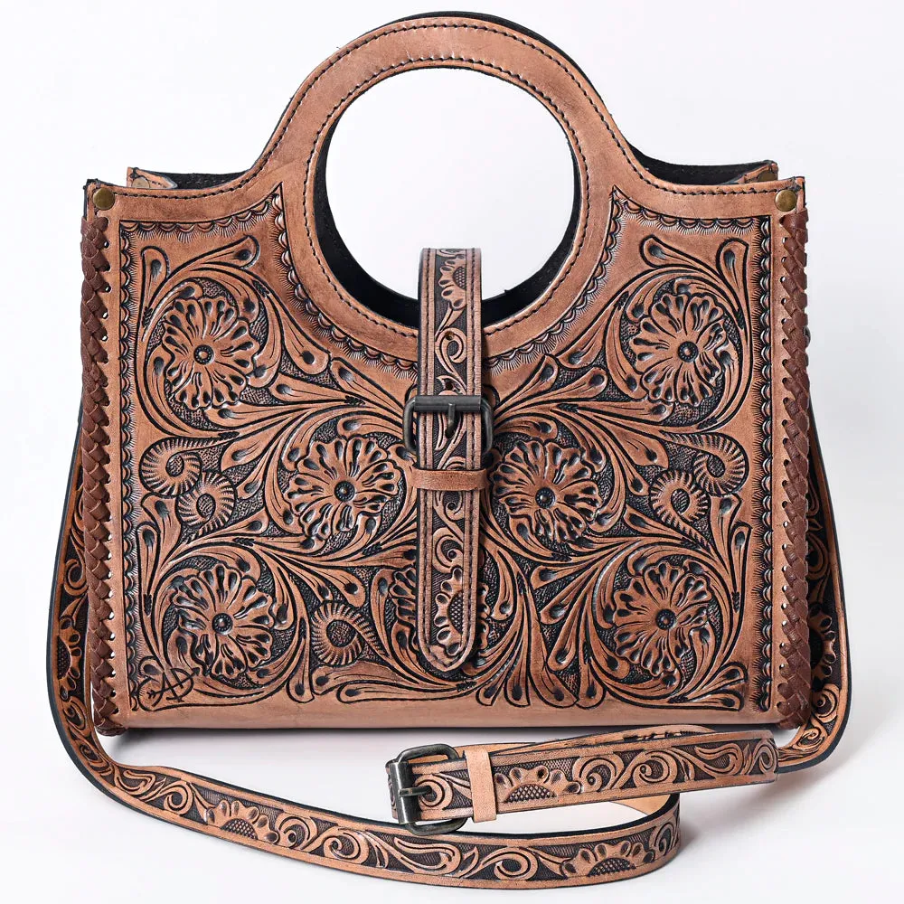 American Darling Square Tooled Purse