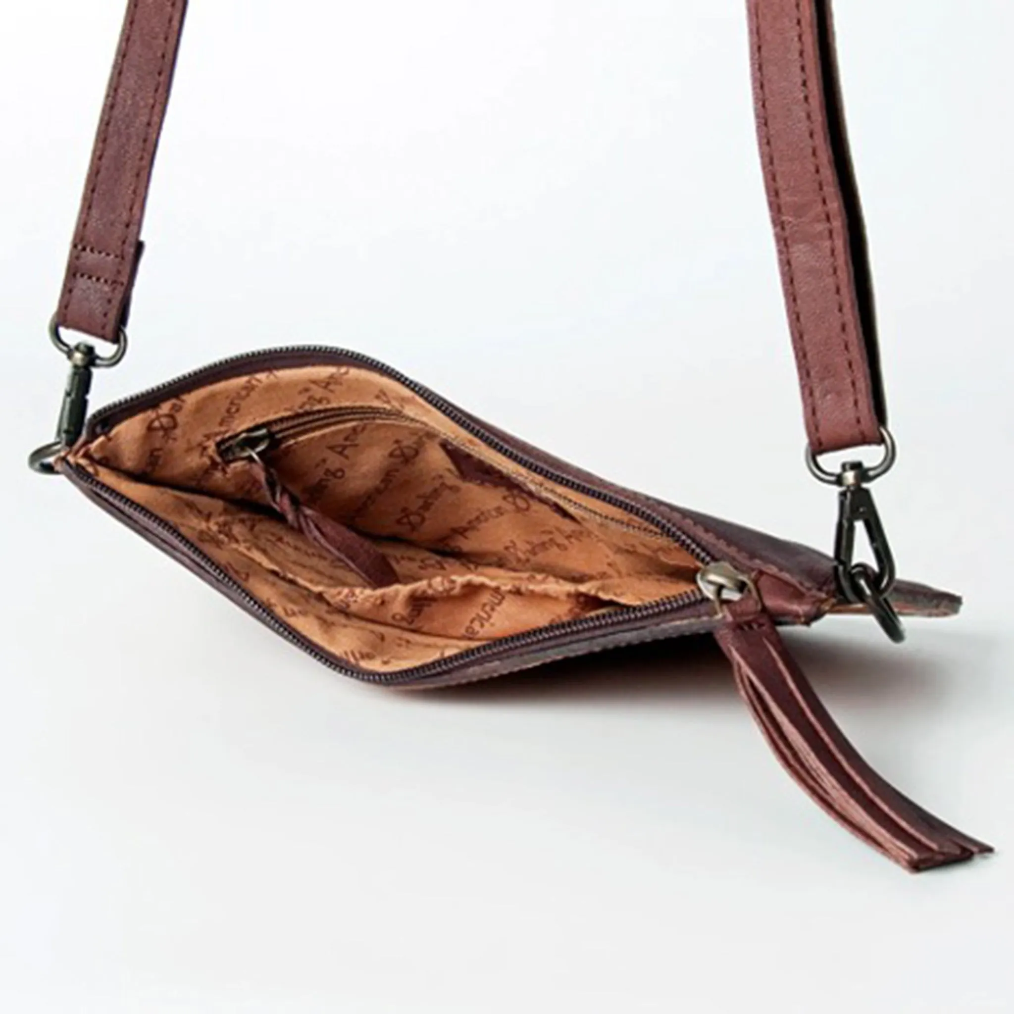 American Darling Tooled Crossbody Clutch