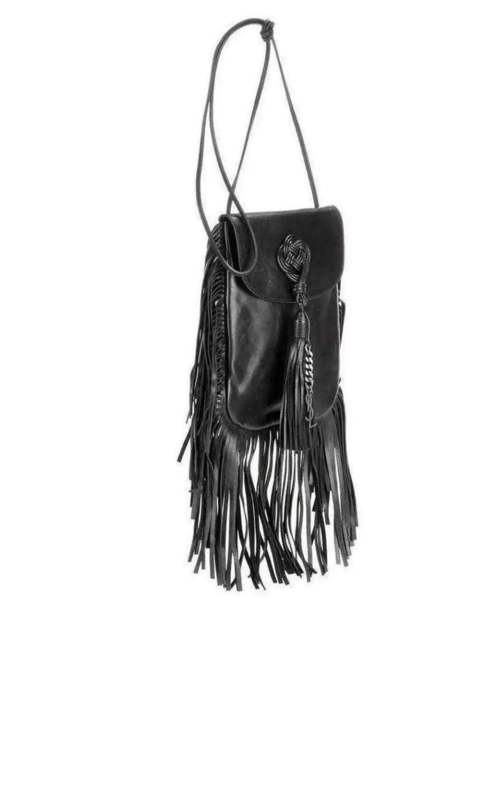 Anita Fringe Leather Crossbody Bag