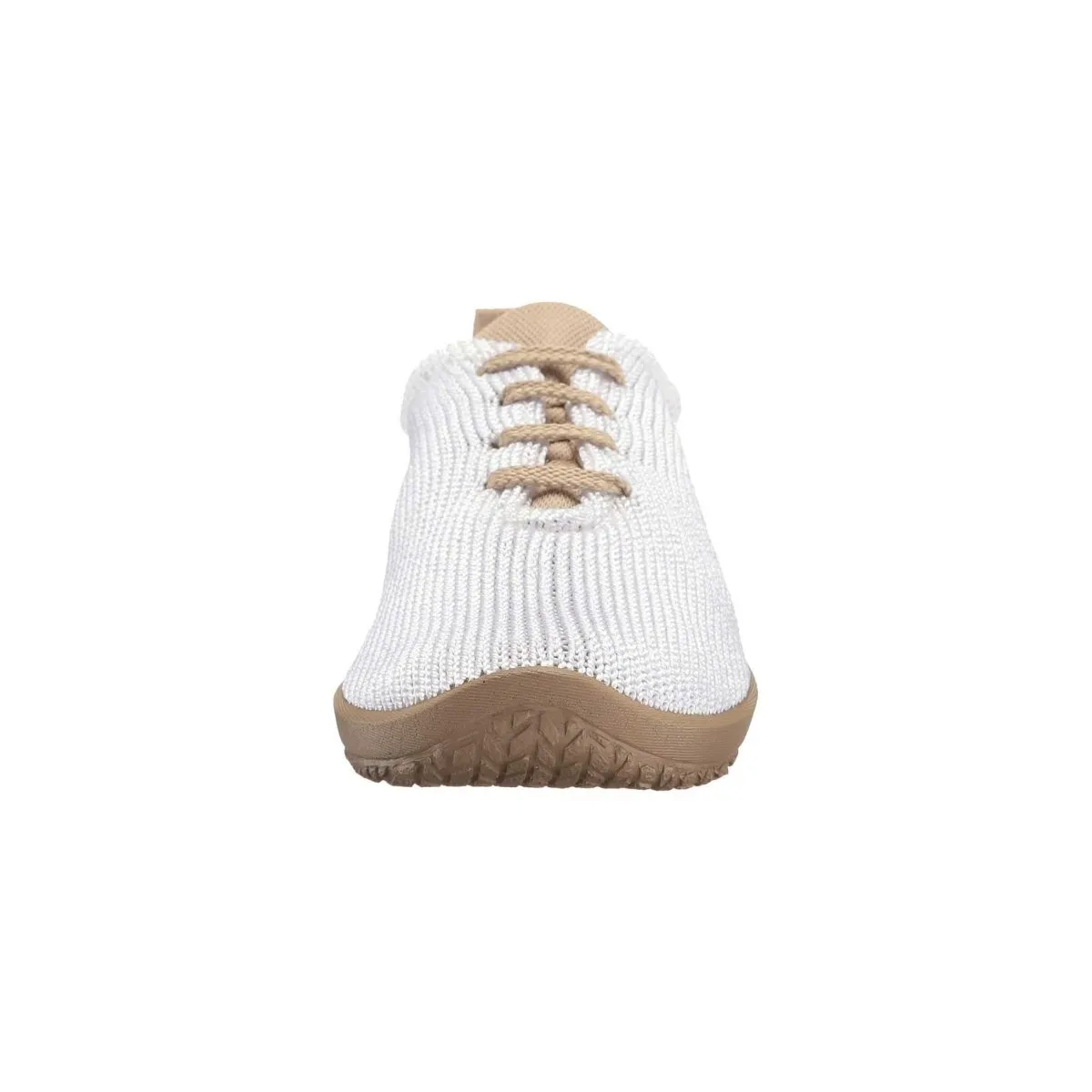 Arcopedico Women's LS Oxford White/Beige Fabric