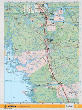 Backroad Mapbooks Key River CCON-84 Water-Resistant Tear-Resistant Topographic Map