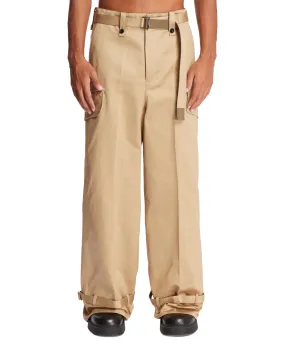 Beige Cargo Pants