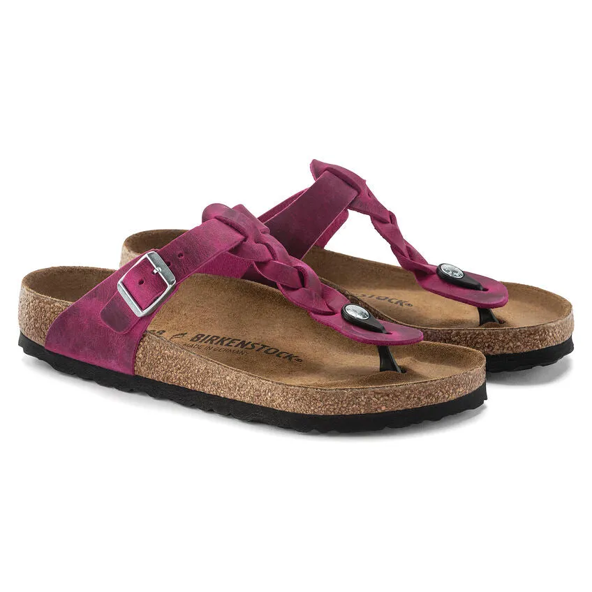 BIRKENSTOCK GIZEH BRAID FUCHSIA