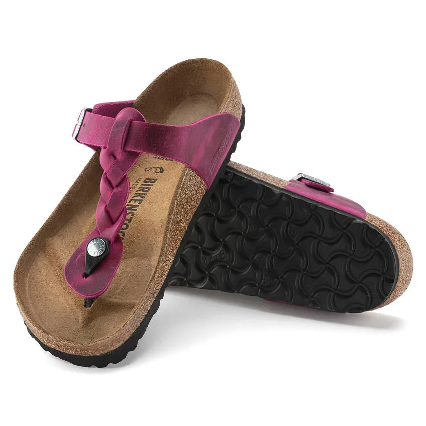 BIRKENSTOCK GIZEH BRAID FUCHSIA