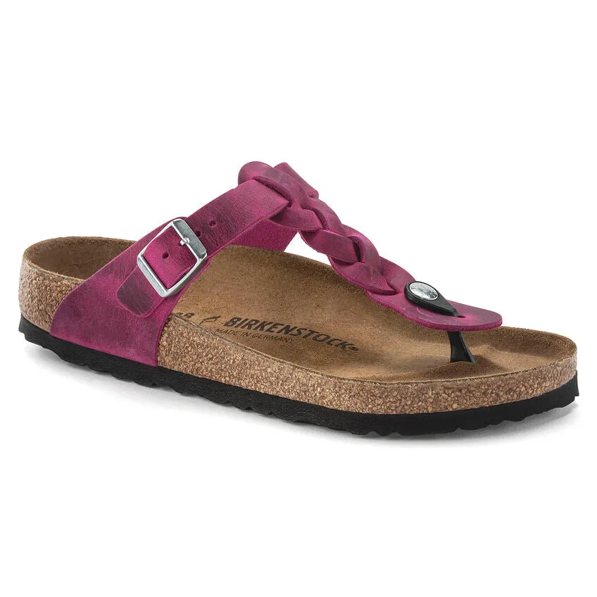 BIRKENSTOCK GIZEH BRAID FUCHSIA