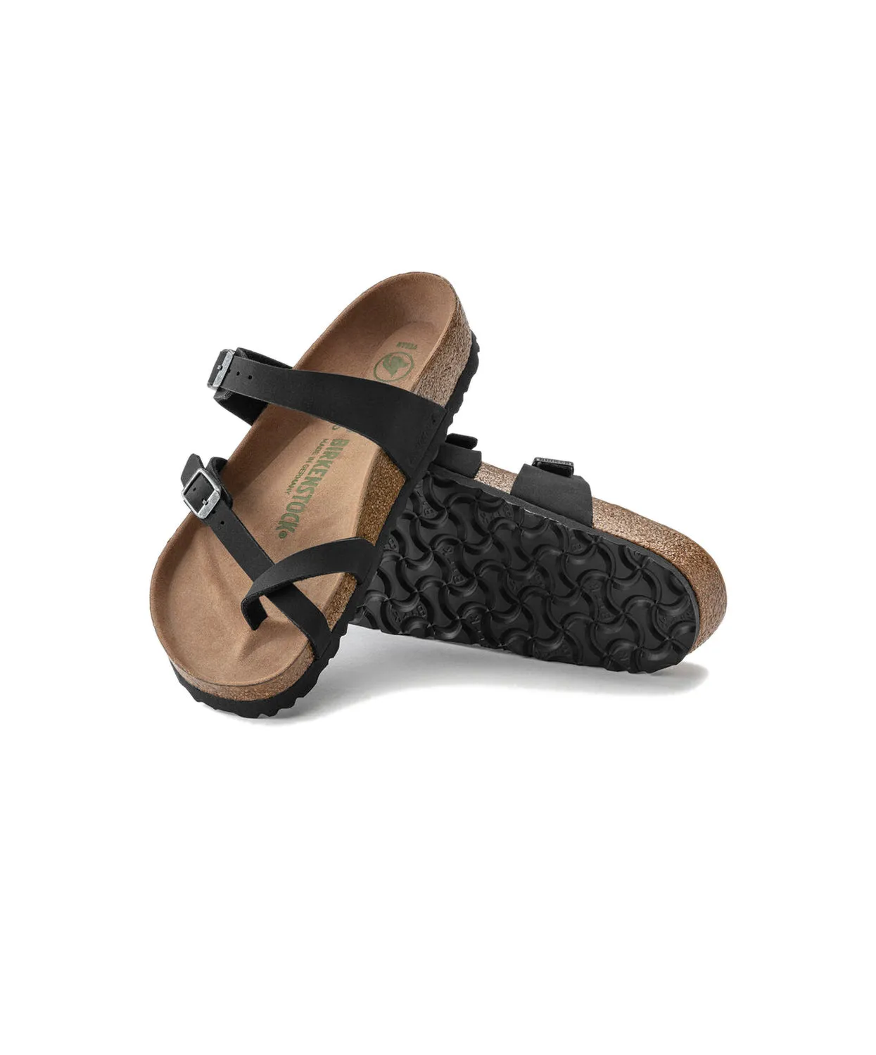 Birkenstock Mayari Birkibuc Earthy Black Vegan Sandals