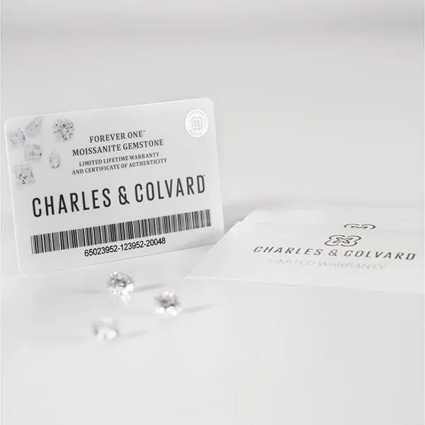 BRILLIANT ROUND CUT - Charles & Colvard Forever One Cut Loose Moissanite GHI Near Colourless