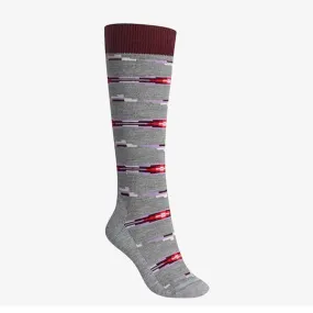 Burton 2017 Women's Shadow Snow Sock Heather Iron Gray