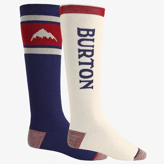 Burton 2021 Men's Weekend Midweight Sock 2-Pack Mood Indigo