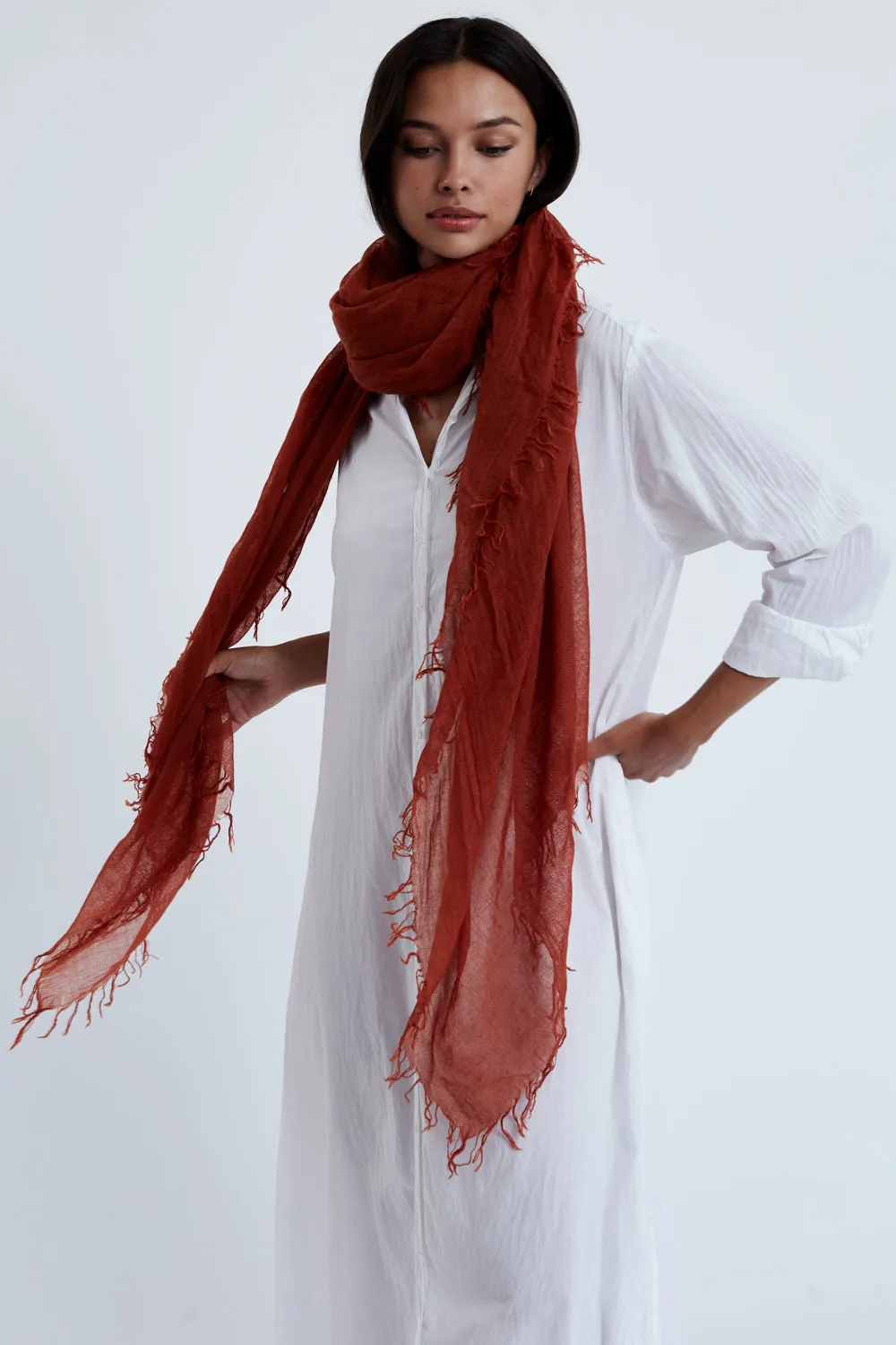 Cashmere and Silk Scarf Picante