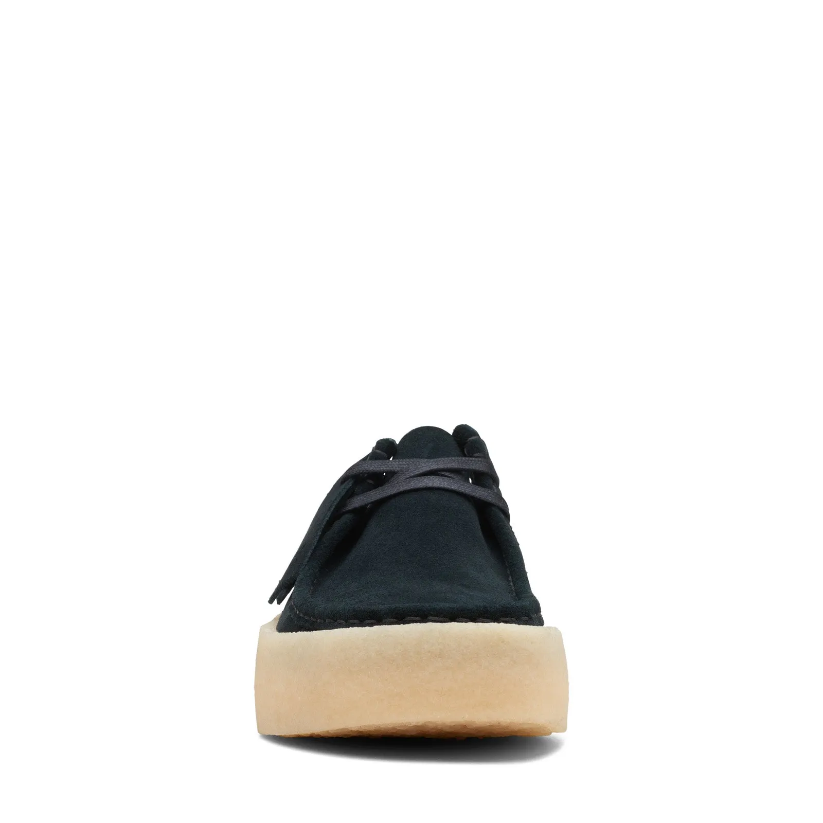 Clarks Originals Wallabee Cup Low Top Women's Black Suede Clogs Sandals 26169189