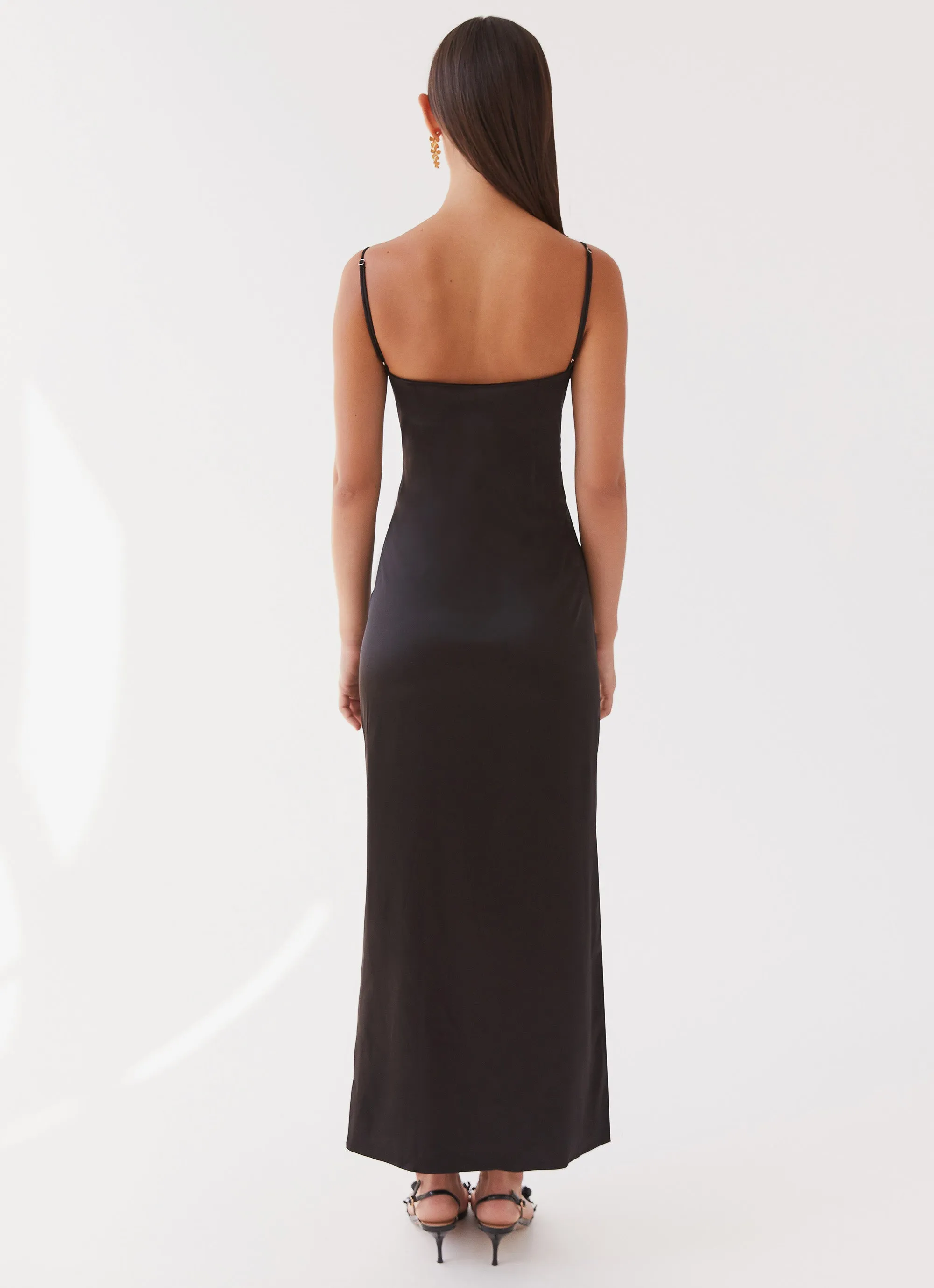 Close To You Maxi Dress - Black