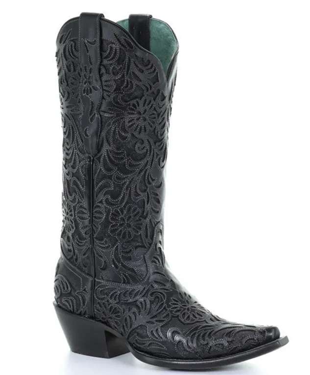 Corral Women's Black Full Inlay Boots