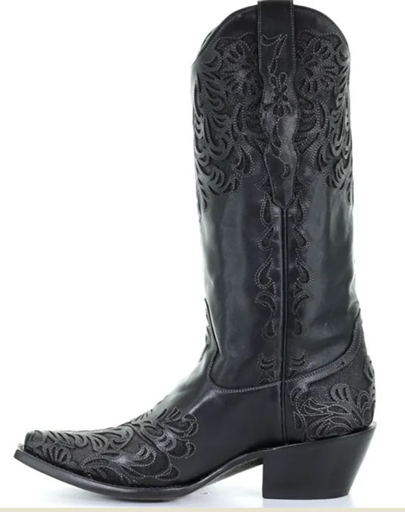 Corral Women's Black Full Inlay Boots