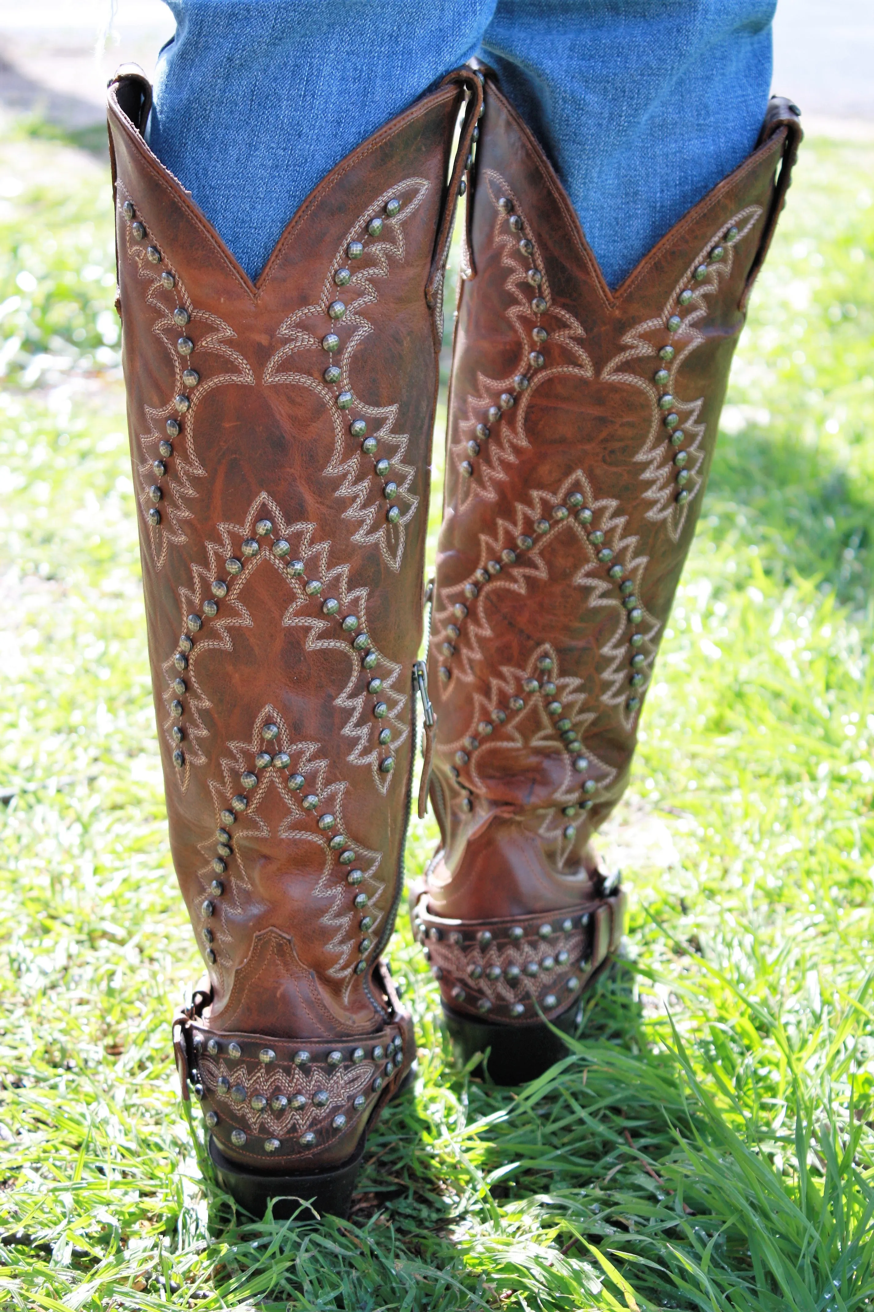 Cowgirl Kim Custom Desert Moon Boots by Lane Boots