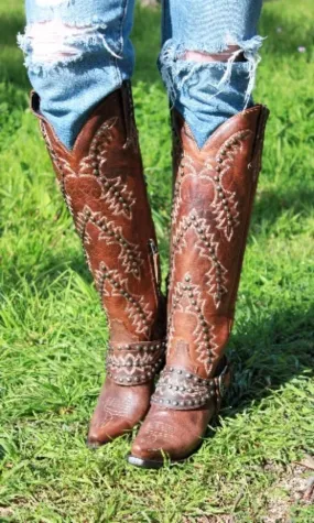 Cowgirl Kim Custom Desert Moon Boots by Lane Boots