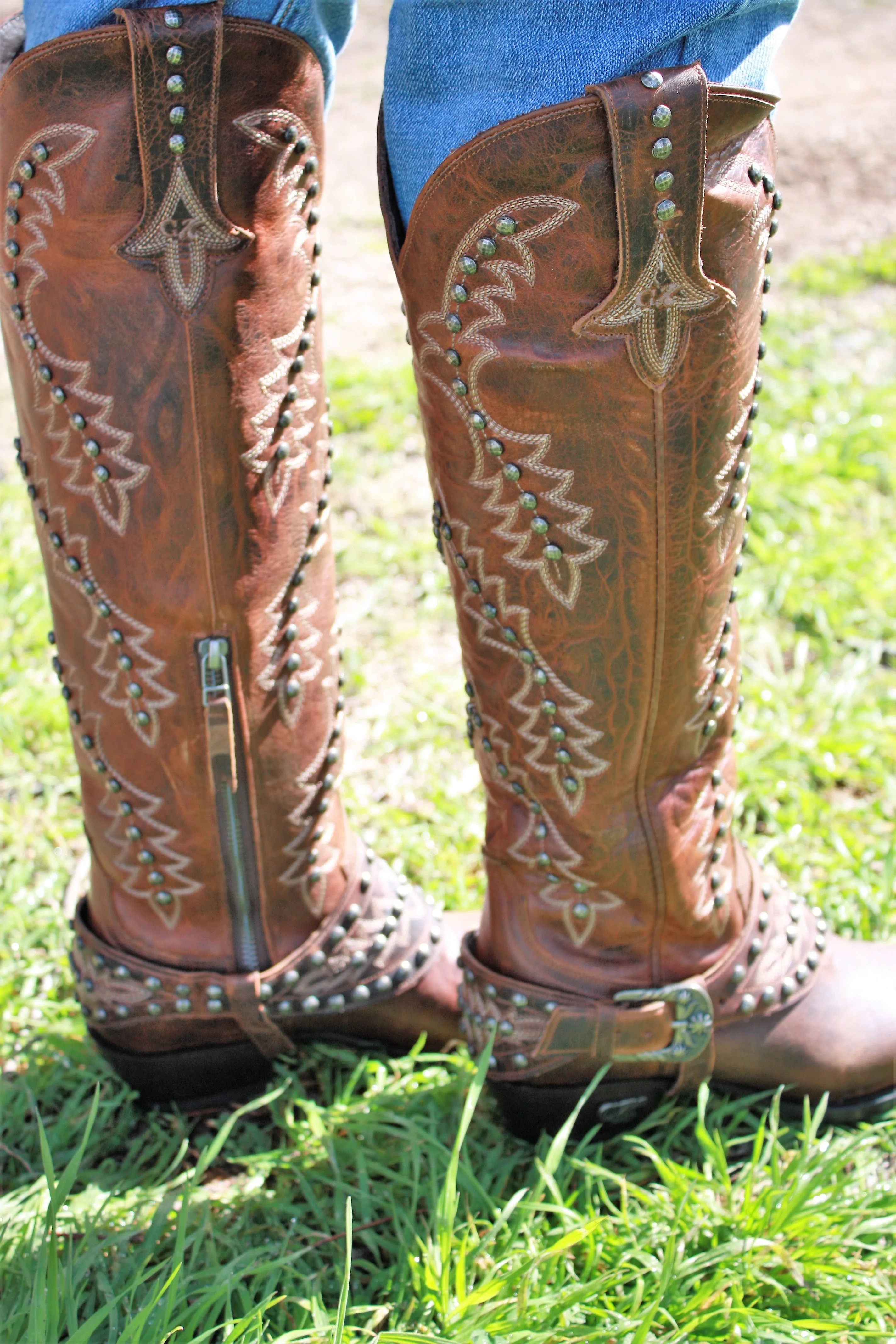 Cowgirl Kim Custom Desert Moon Boots by Lane Boots