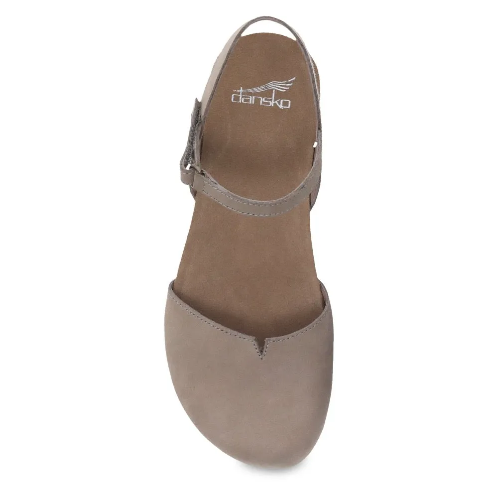 Dansko Women's Rowan Taupe Milled Nubuck