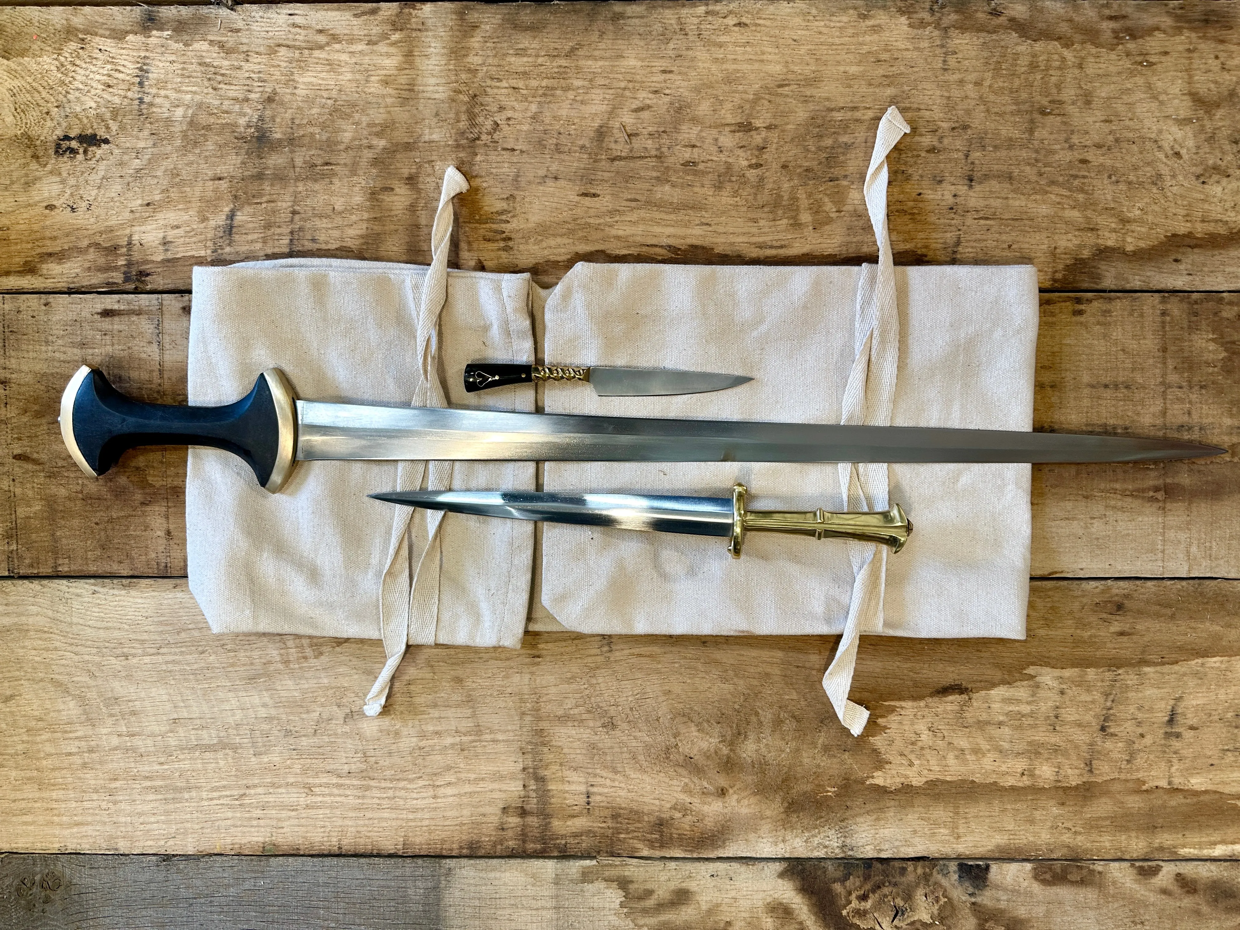 Degen Landsknecht Medieval Sword Bundle with FREE sword bag