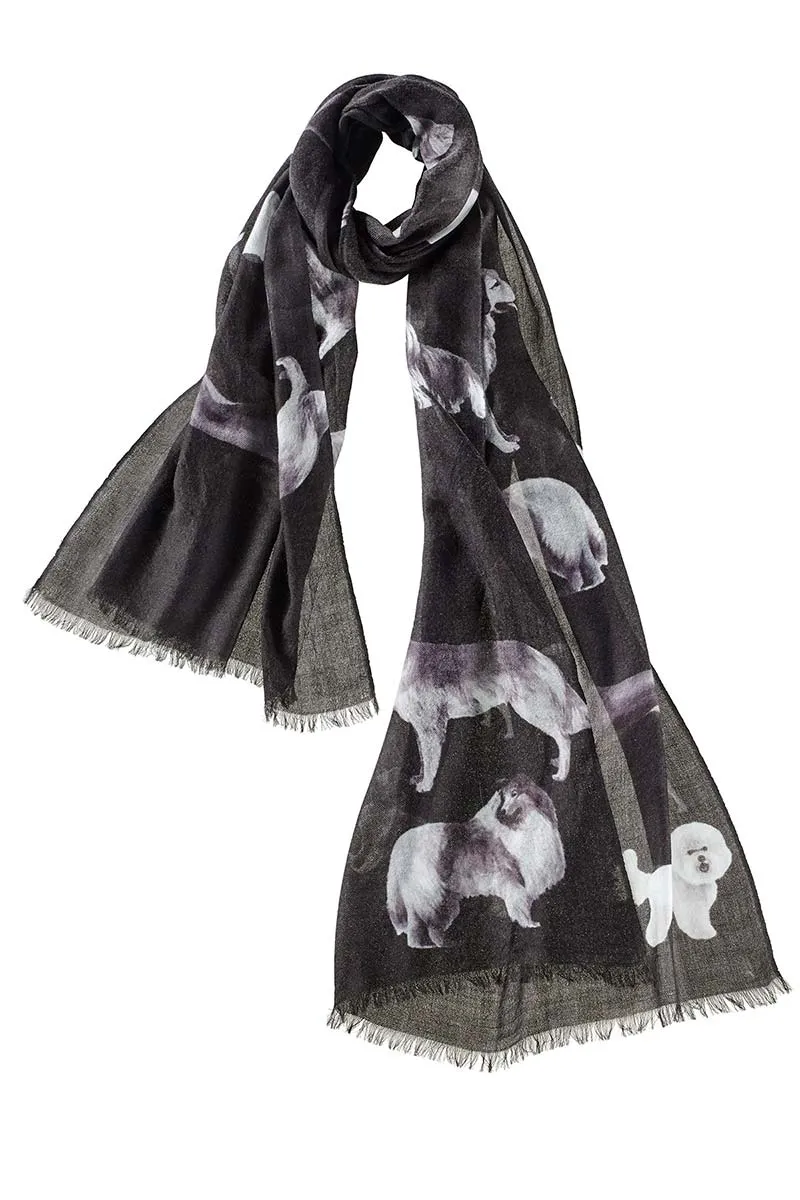 Dog's Life Scarf - Black