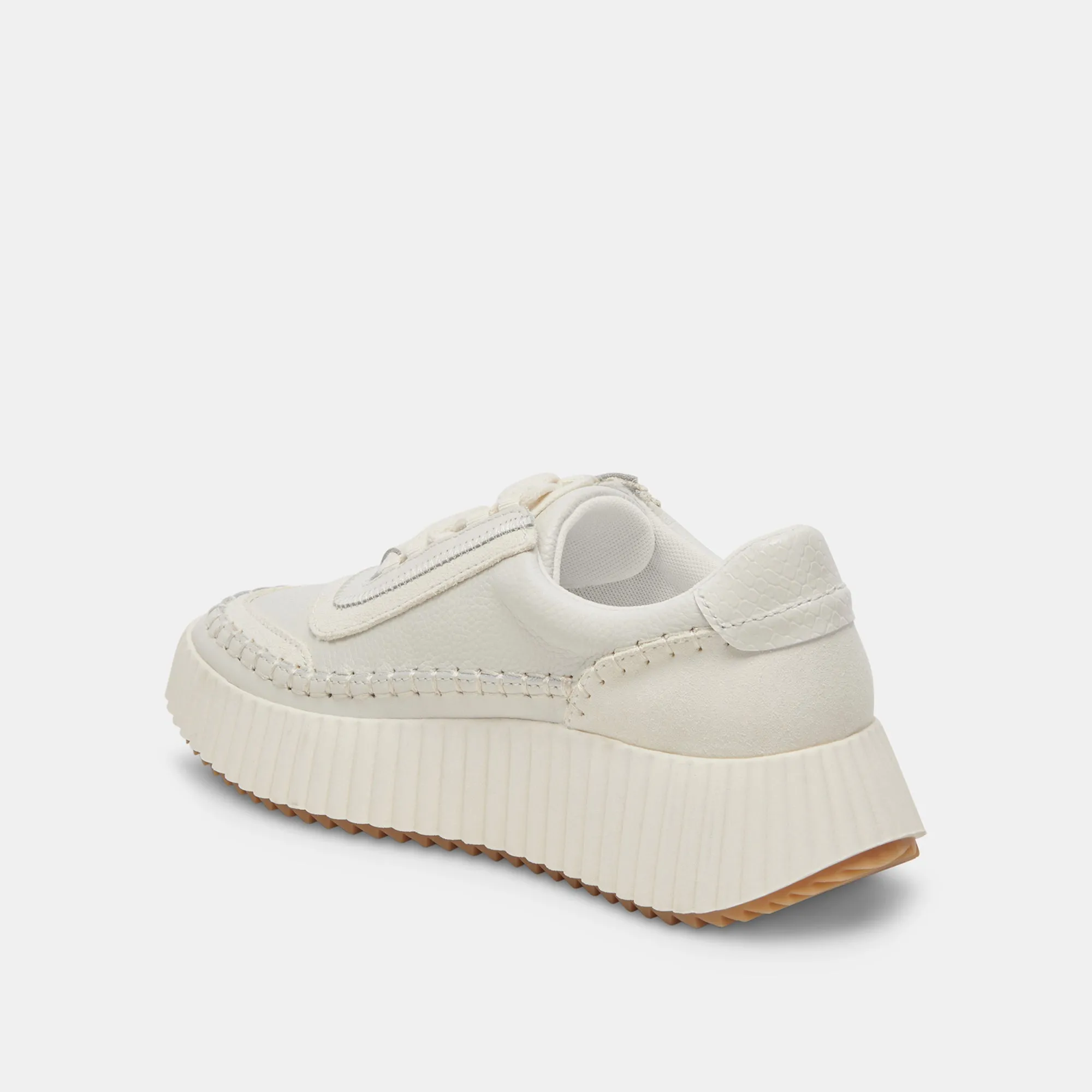 DOLEN SNEAKERS WHITE LEATHER - re:vita