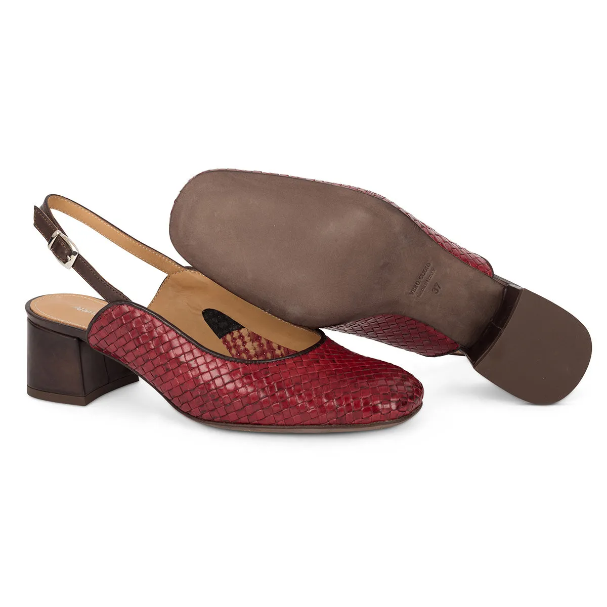 DUNIA 80023<br>Cherry brown slingback