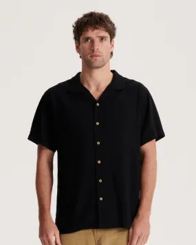 Ernie SS Resort Shirt - Black