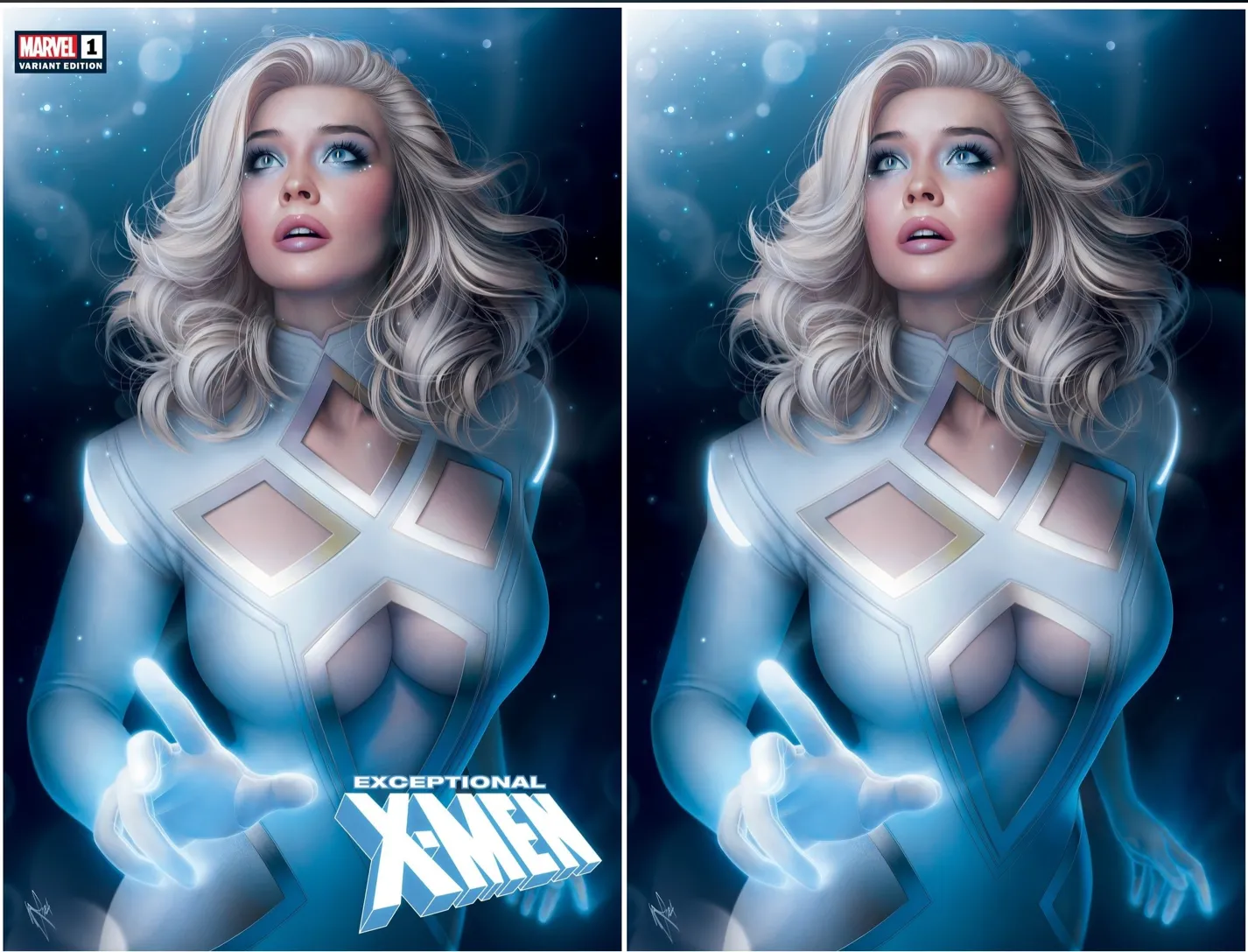 EXCEPTIONAL X-MEN 1 WARREN LOUW EMMA FROST VARIANT