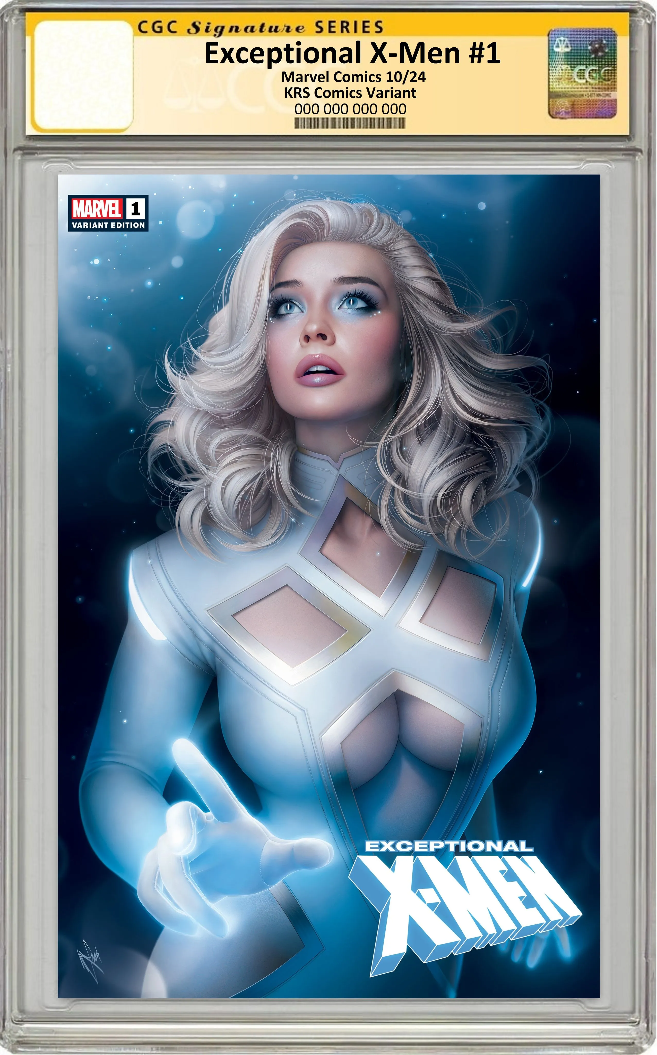 EXCEPTIONAL X-MEN 1 WARREN LOUW EMMA FROST VARIANT