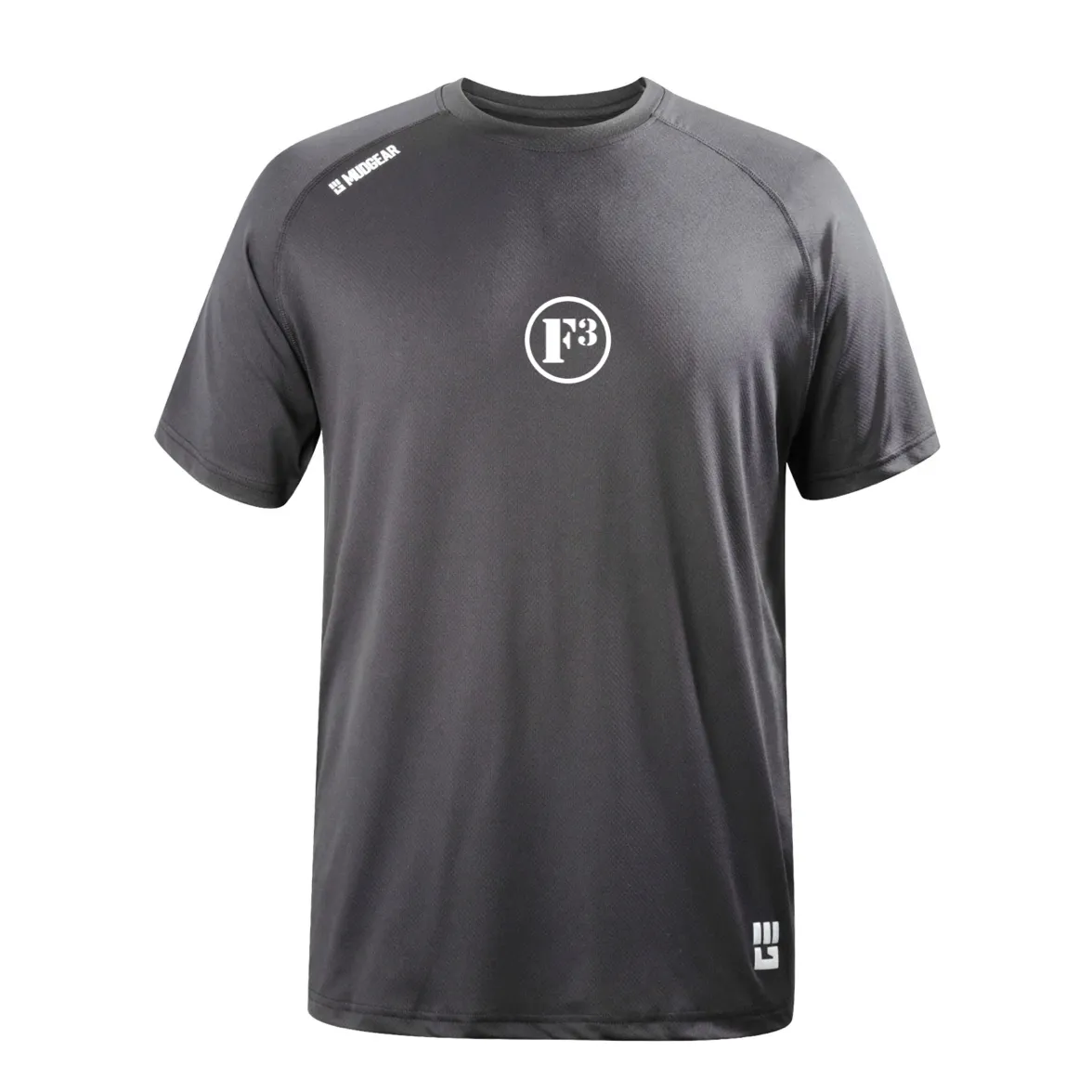 F3 Classic - MudGear Loose Fit Performance Shirt VX - Short Sleeve (Tornado Gray)