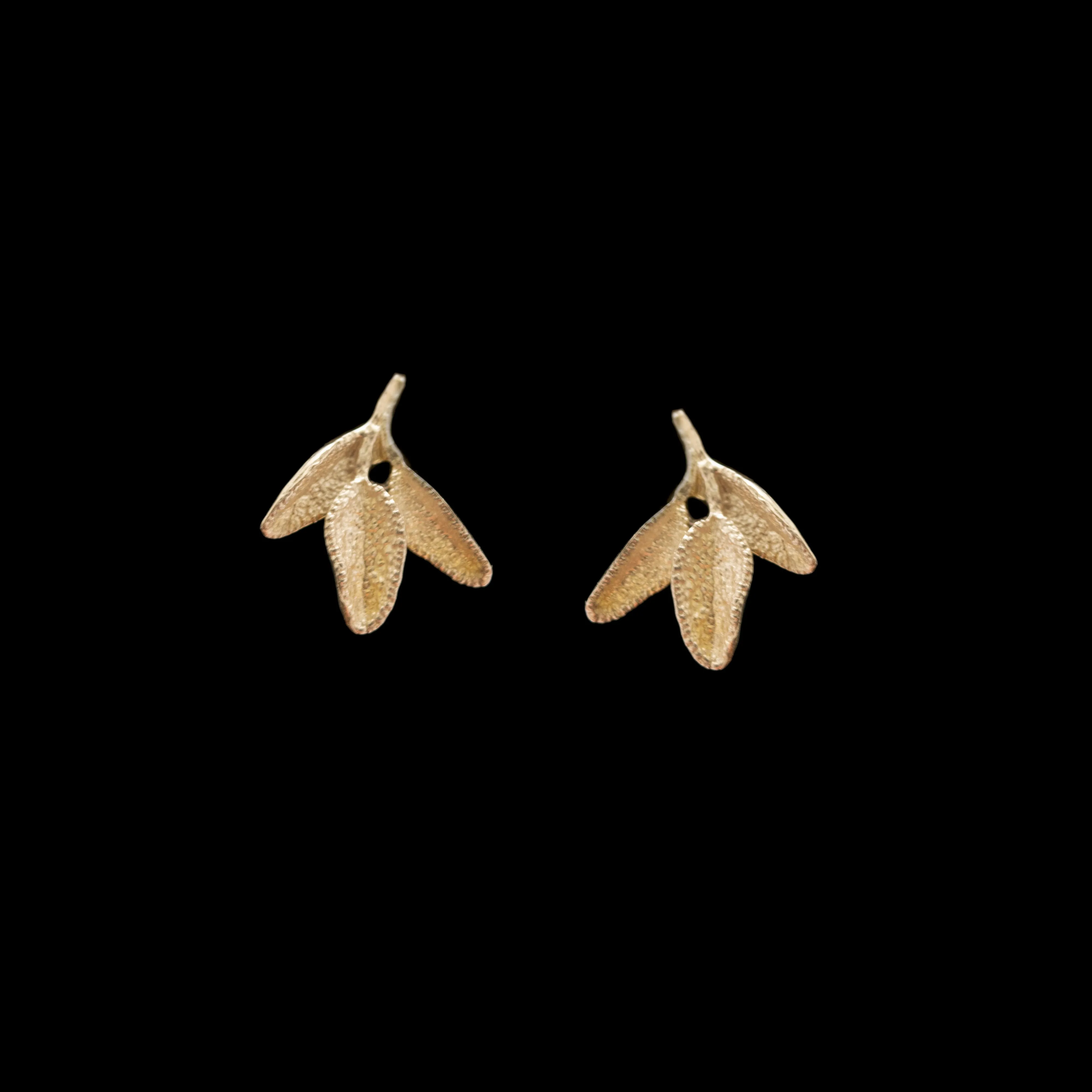 Fine Petite Herb - Sage Silver Post Earring