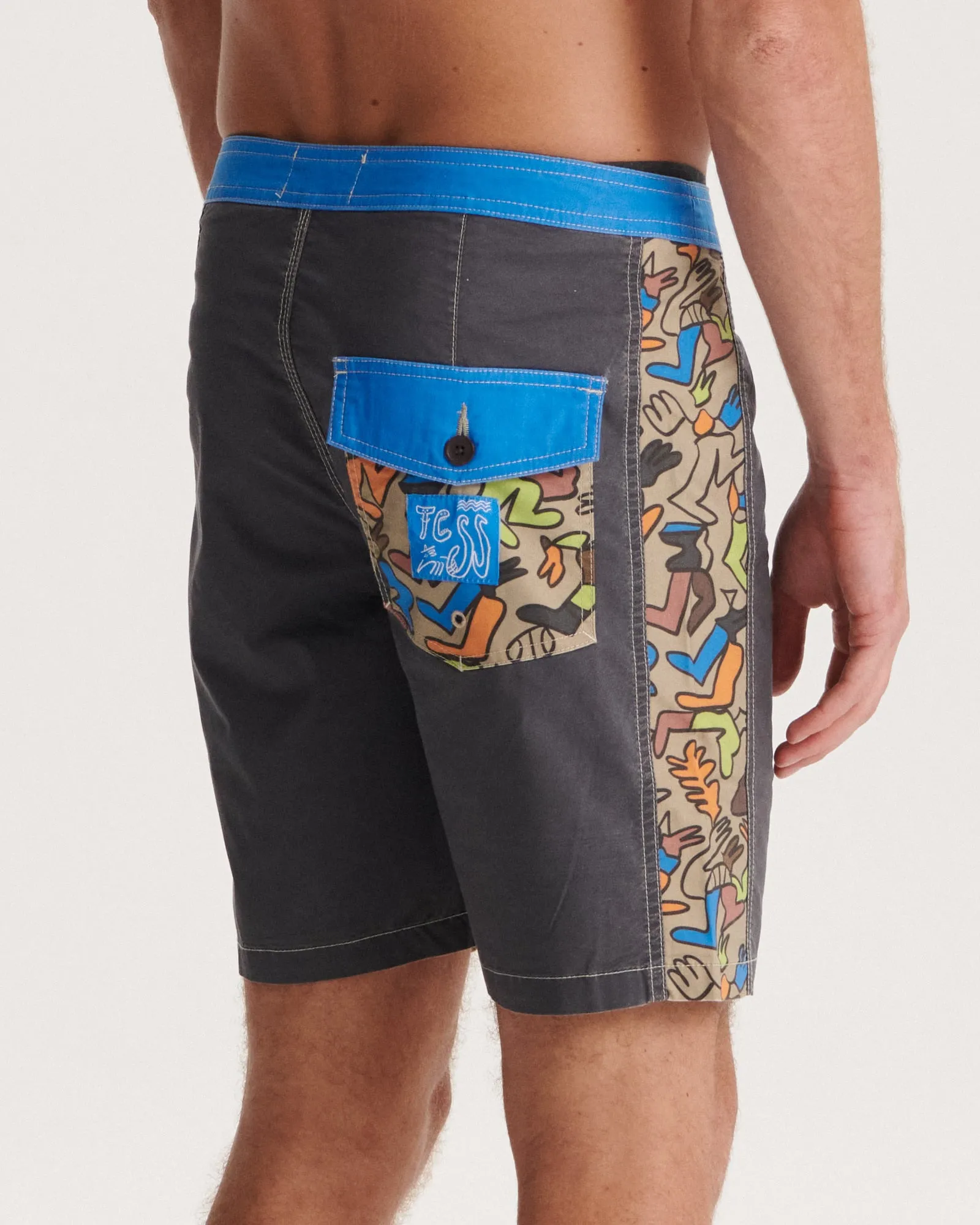 Gus 18" Boardshort - Black