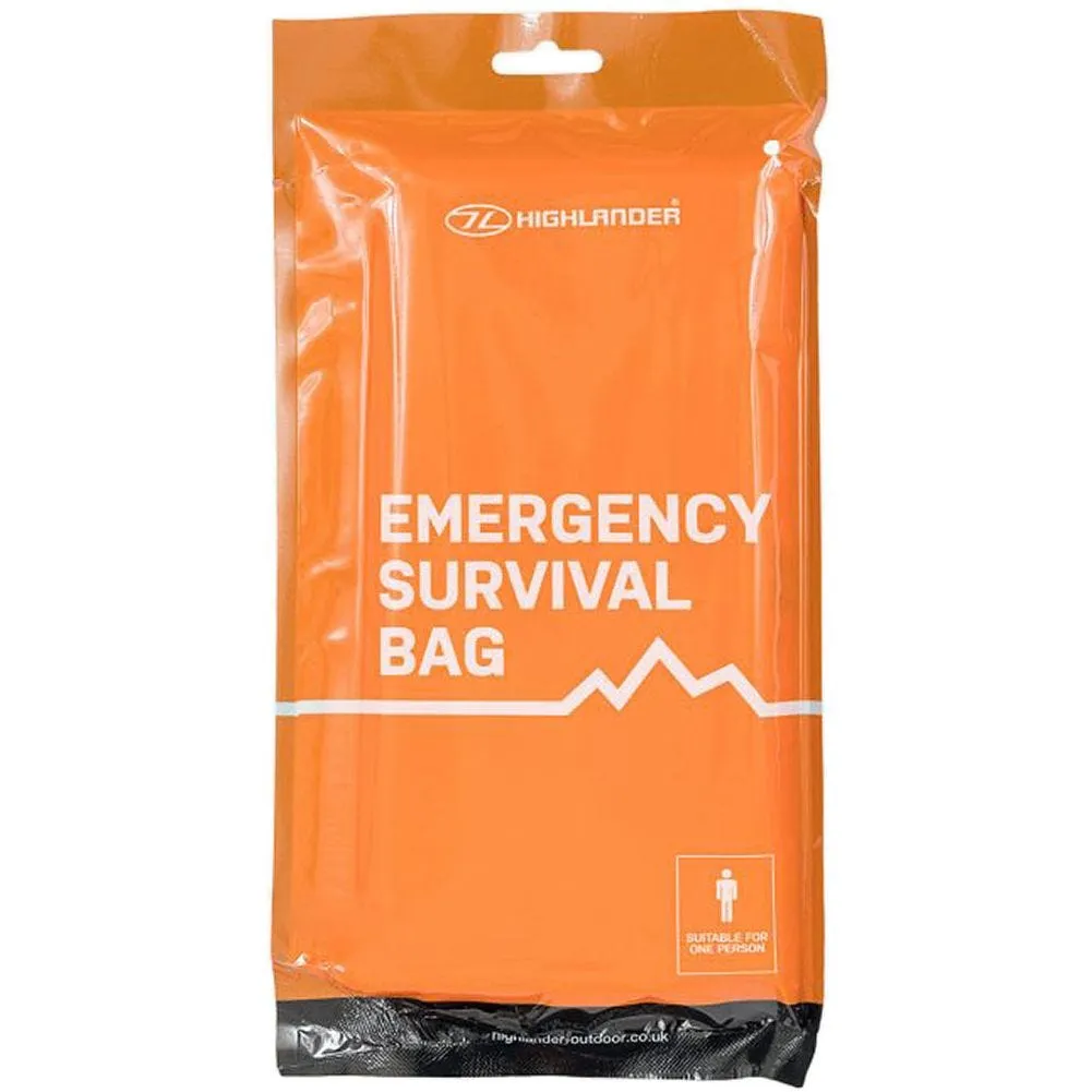 Highlander Emergency Survival Bag Orange