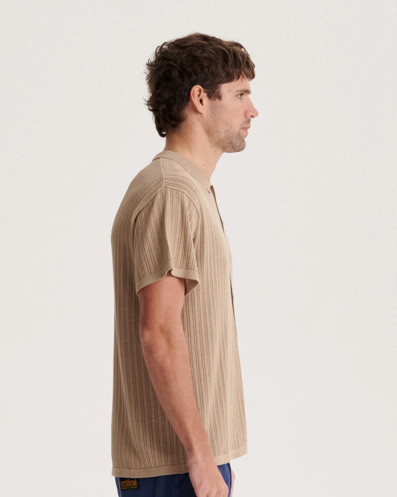 Intro Knit Shirt - Putty