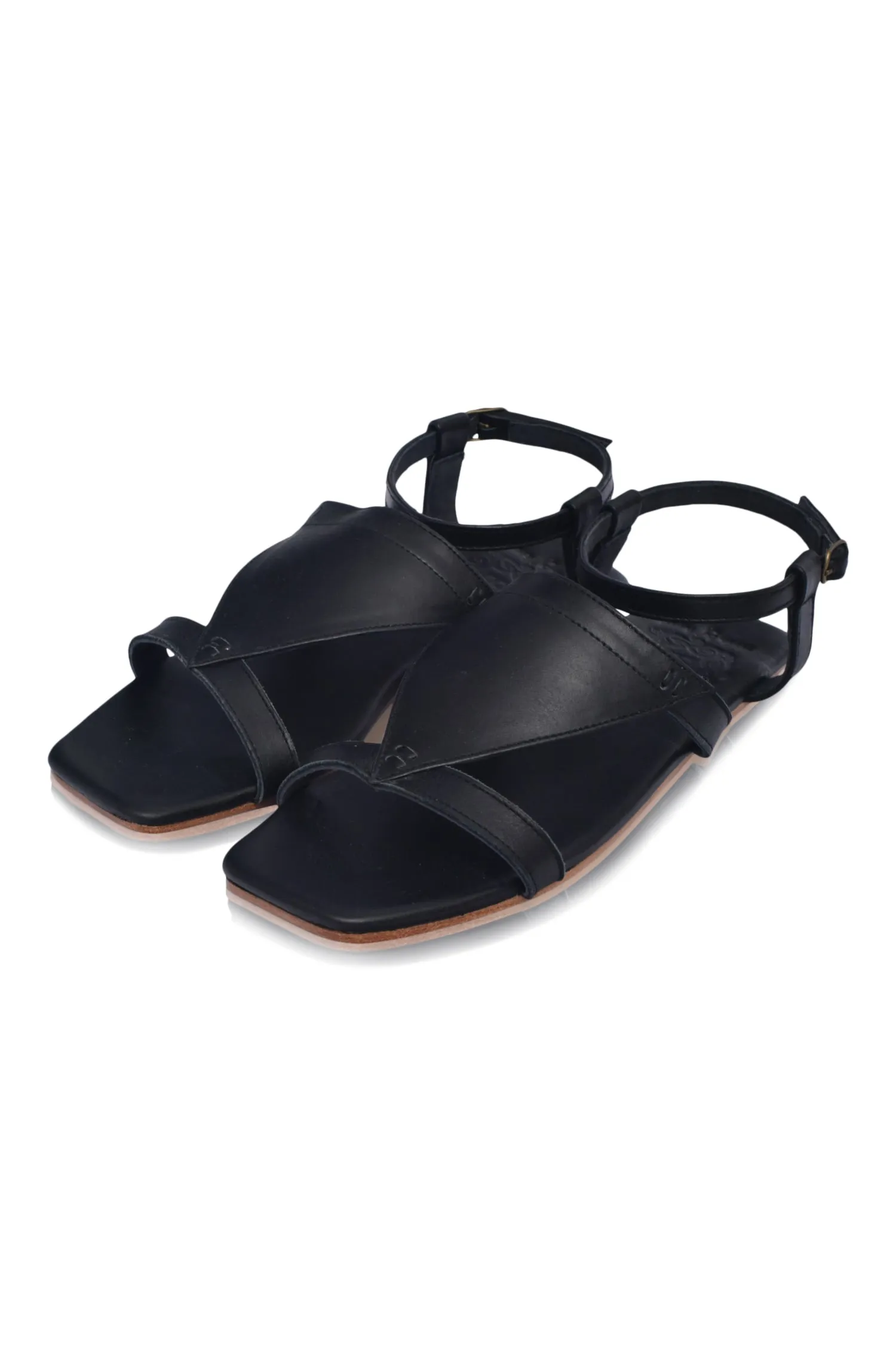 Kanvaz Ankle Strap Sandals