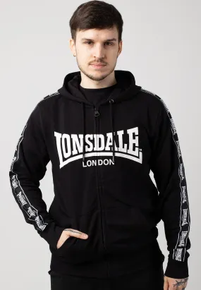 Lonsdale - Bigton Black/White - Zipper