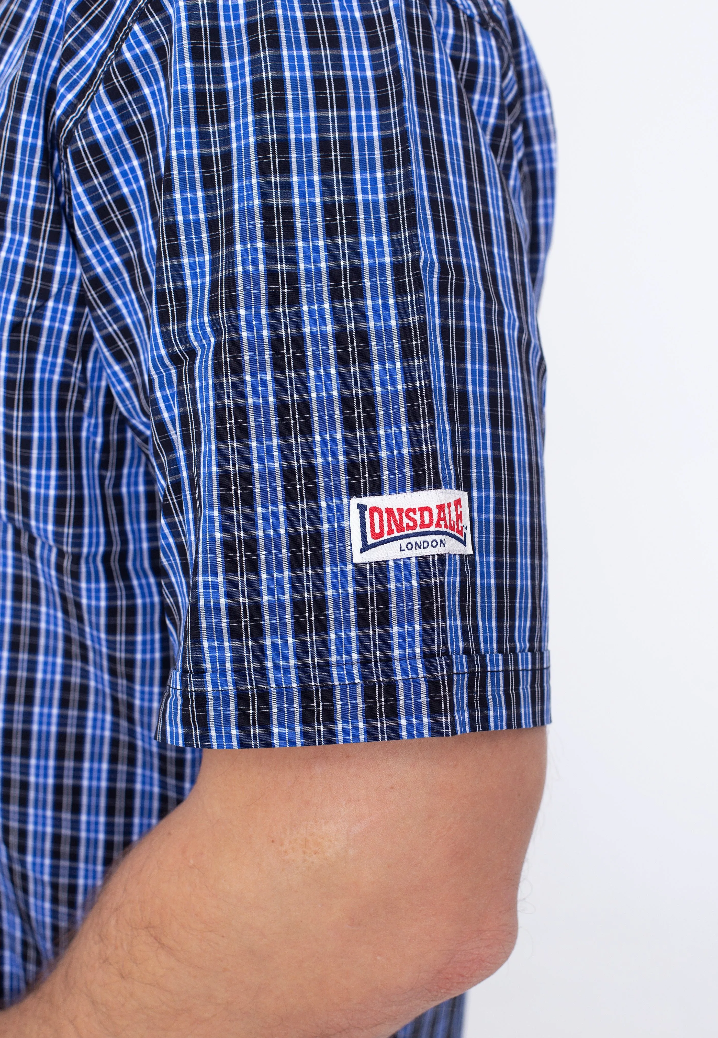 Lonsdale - Brixworth Blue/White/Black - Shirt