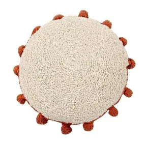 Lorena Canals Washable Circle Cushion - Terracota