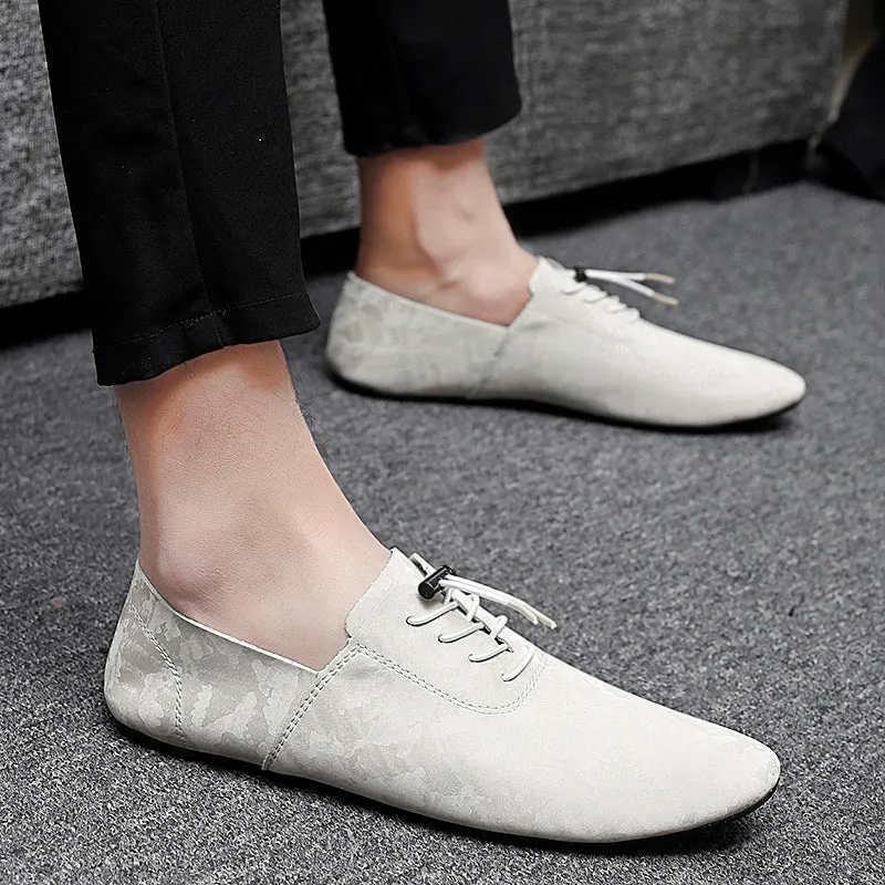 Men's Business Casual Party Formal Pointy Toe Flat Shoes | 2028